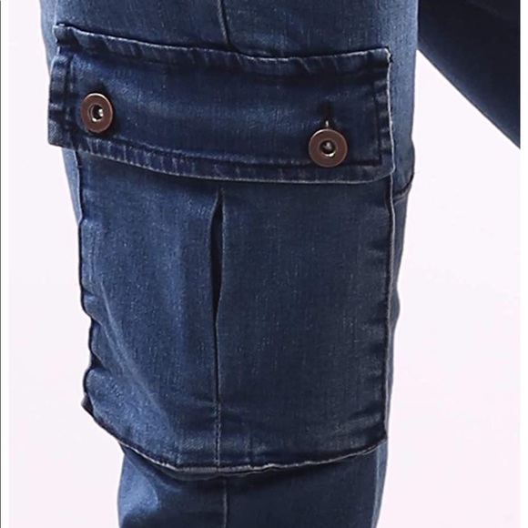 🆕Denim Cargo Jogger Jeans - Picture 3 of 7
